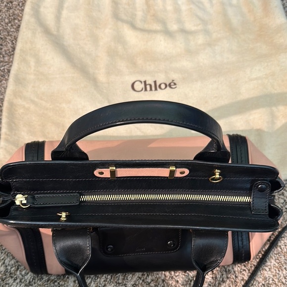 Chloe Two-Tone Two Way Satchel - Picture 16 of 16